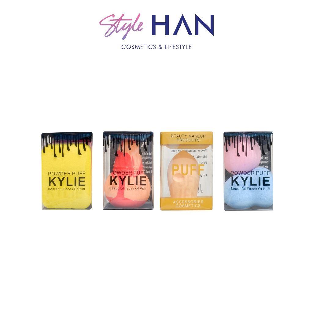 Powder Puff Sponge พัฟแต่งหน้า เนื้อนุ่ม 1 ชิ้น (สุ่มสี สุ่มแบบ)