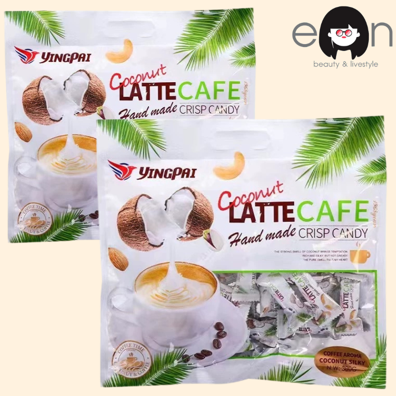 ขนมตุ๊บตั๊บ รสกาแฟมะพร้าว ขนมถั่วอัดแท่งรวมรส หอม อร่อย 300g พร้อมส่ง