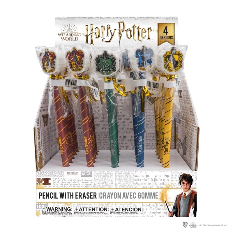 (Cinereplicas) Harry Potter Gryffindor Pencil with Eraser Cinereplicas**ราคาต่อ 1 แท่ง