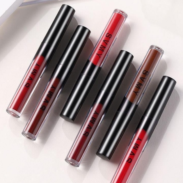 V-shop：1056 ลิปกลอส เนื้อน้ำ ให้ความชุ่มชื้น ติดทนยาวนาน มีทั้งหมด 6 สี