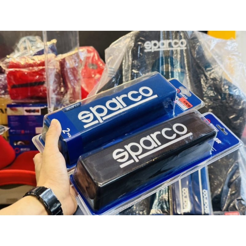 นวมหุ้ม เบลท์ Shoulder pad sparco italy ปลอกหุ้มเข็มขัดนิรภัย ปลอกเบล ใช้ได้กับเข็มขัดทั่วไป และ safety harness belt