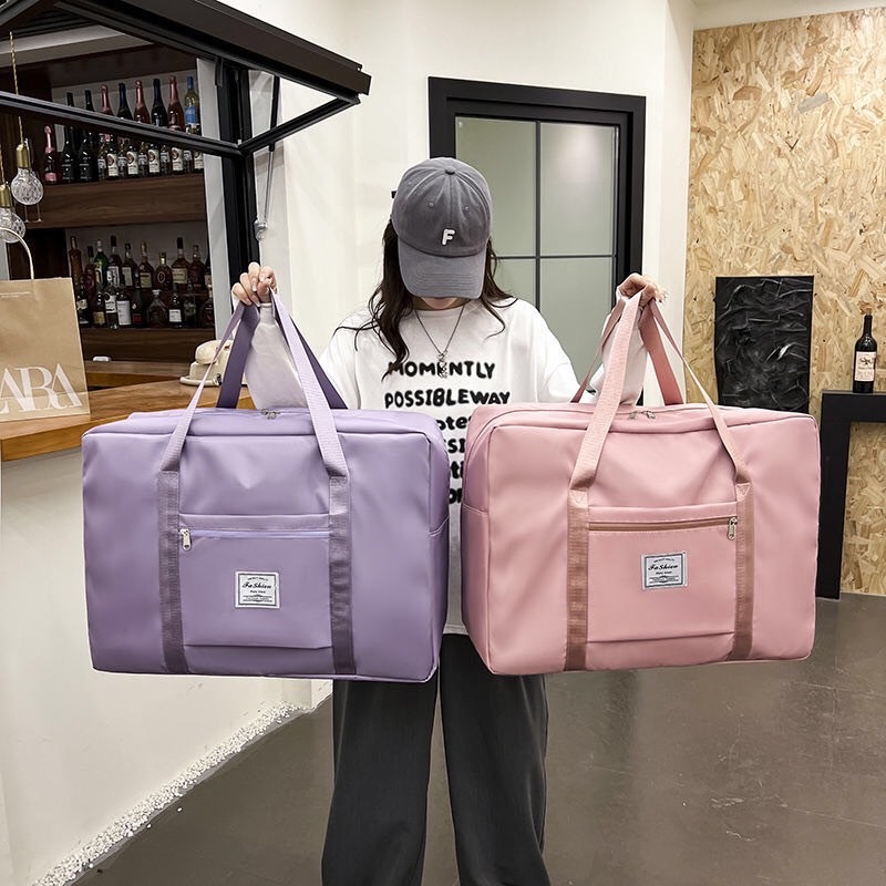 กระเป๋าใส่เสื้อผ้า พับเก็บได้ จุของได้เยอะ พร้อมส่งจากไทย