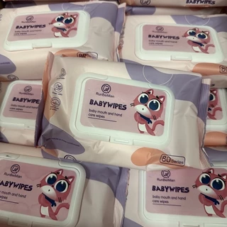 Baby wipes ทิชชู่เปียกทำความสะอาด กระดาษทิชชู่เปียก เกรดพรีเมียม