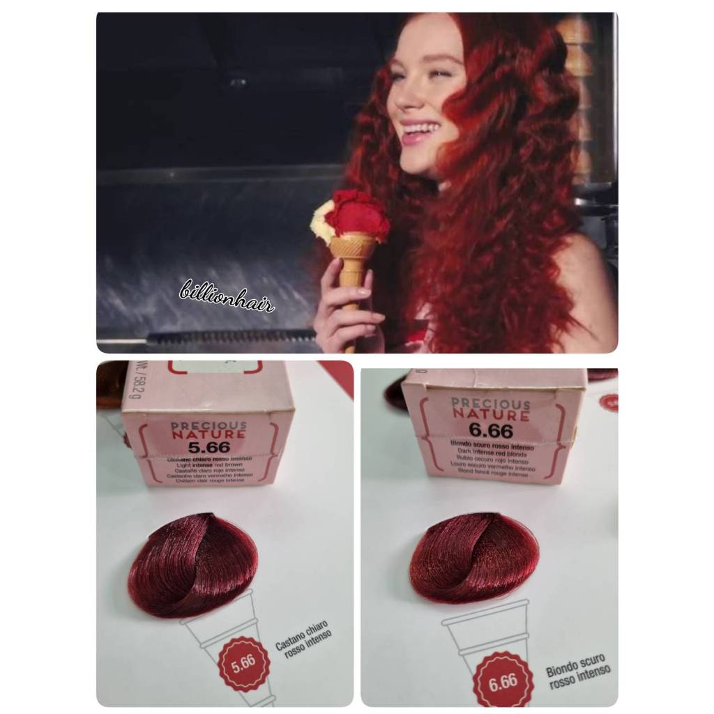 Alfaparf Precious Nature color creme 60ml ยาย้อมผมปกปิดผมขาวปราศจาก ammonia , PPD , Resorcinol พร้อม