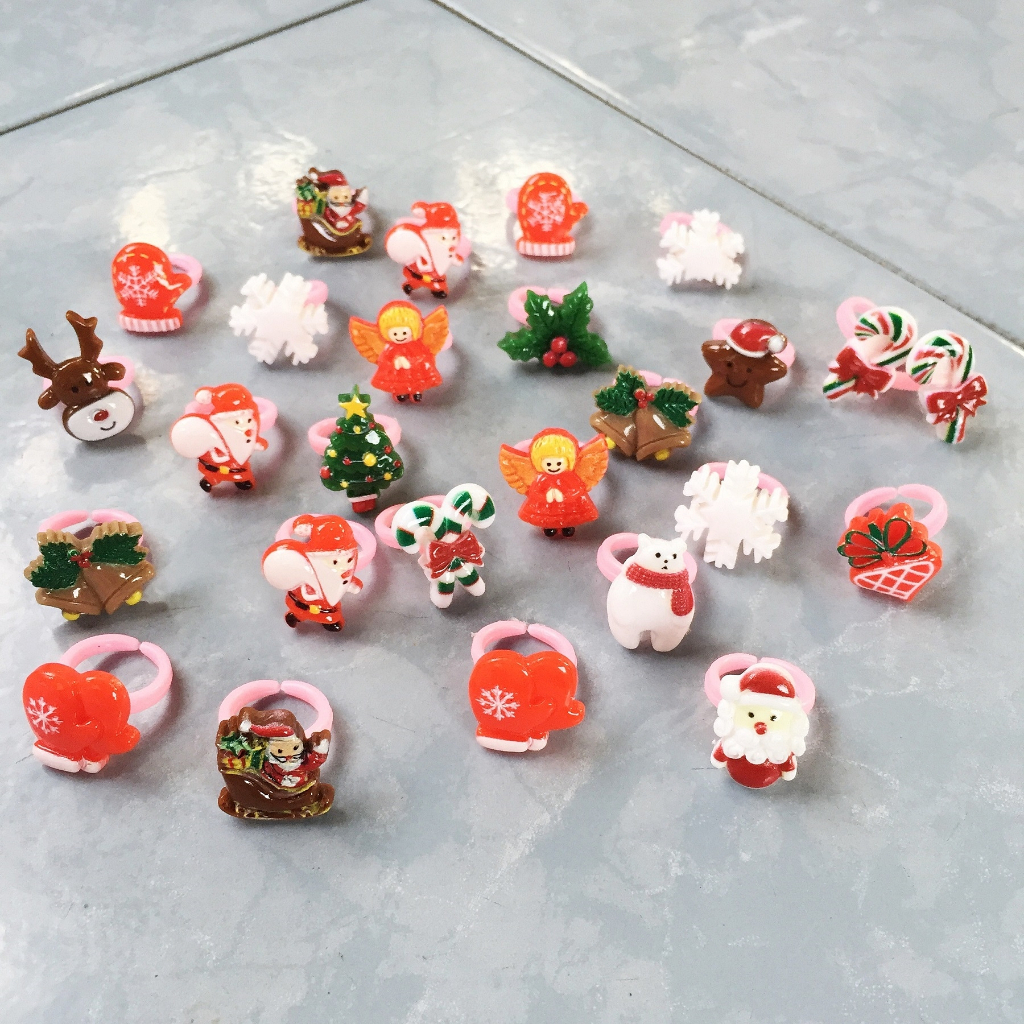 แหวนเด็ก แหวนคริสมาสต์เด็ก   เอลซ่า คิตตี้ โพนี่  สินค้าพร้อมส่งจากไทย ราคา ถูกที่สุด ดีลบีเคเค แกลเลอรีภาพที่ 2