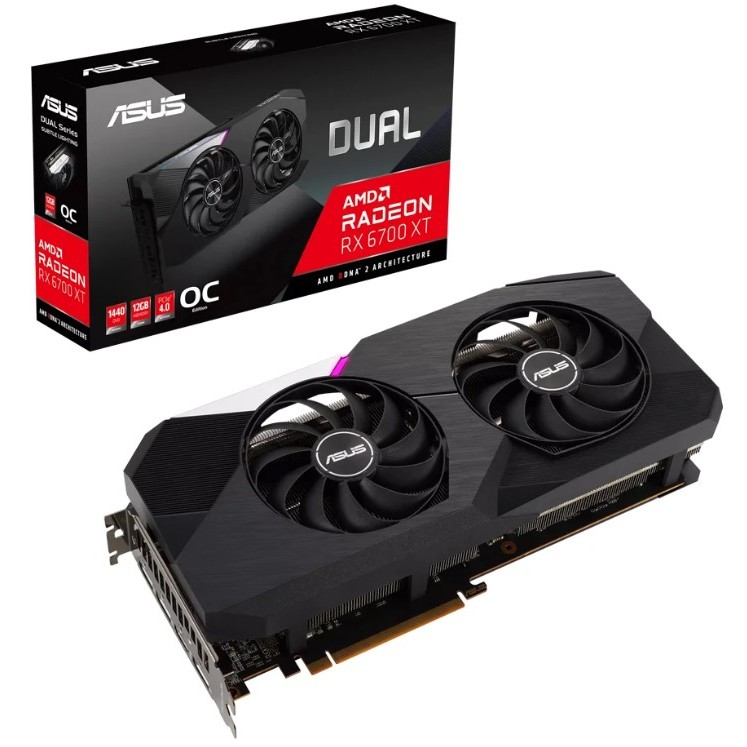 ASUS DUAL RX6700 XT 12GB GDDR6
