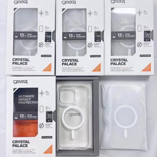 （สำหรับ ไอโฟน）Gear4ใส เคสกันกระแทก ใช้นานๆไม่เหลือง17PROMAX/17/17Air16PM 16pro15PM/15PRO/15PLUS/12PM/13/13PM/14/14Promax