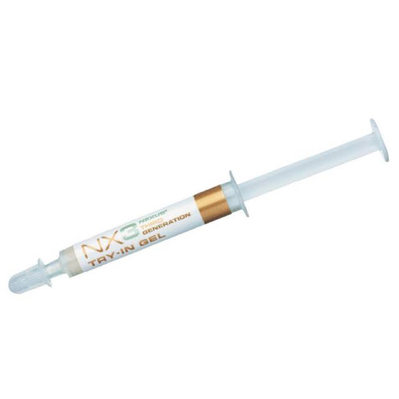 NX3 Try-in gel syring 3g.(เพื่อลองสีก่อนใช้ซีเมนต์จริง)