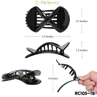 หนีบRC105 6ชิ้น (1แพ็คมี 6ชิ้น) กิ๊บหนีบผม หนีบผมอาบน้ำ เครื่องประดับผม กิ๊บติดผม หวีแปรง ยางรัดผม
