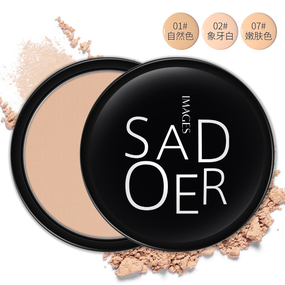 แป้งIMAGES แป้งอัดแข็งบางเบา Sadoer แป้งคอนซีลเลอร์ควบคุมความมัน ผิวใส ปกปิด เรียบเนียน NO-0008