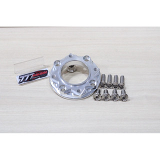 แผ่นรองจานลายเหลี่ยม 4ออก4 ใส่ดุมW-125 จานขนาด 220มิล