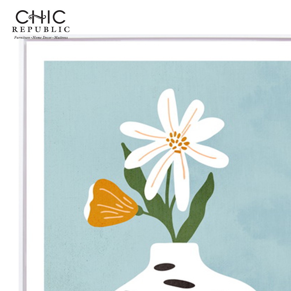 ภาพติดฝาผนัง CHIC REPUBLIC รุ่น NAILAH-A/45X60 สีขาว/หลากสี_2