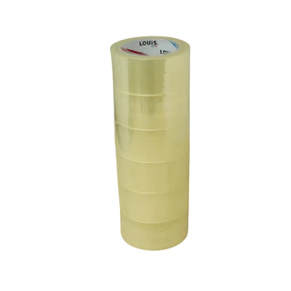 LOUIS TAPE เทปโอพีพี เทปปิดกล่อง OPP Tape (P85) 2 นิ้ว x 100 หลา กาวอะคริลิค (36 ม้วน/ลัง)