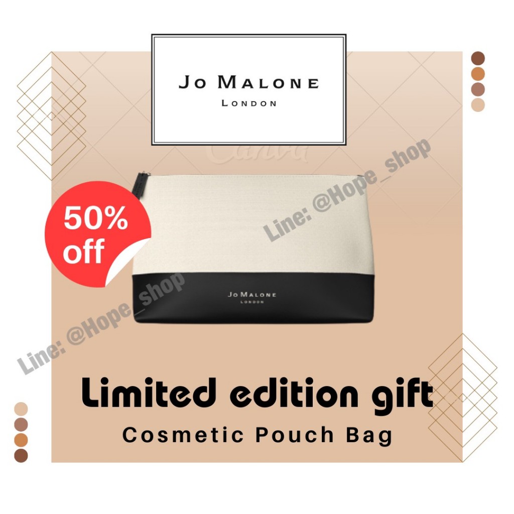 ร้านไทย ส่งไว🌺 กระเป๋าผ้า Jo Malone Cosmetic Pouch Bag Limited Edition Gifts กระเป๋าใส่ของ กระเป๋าเครื่องสำอางค์
