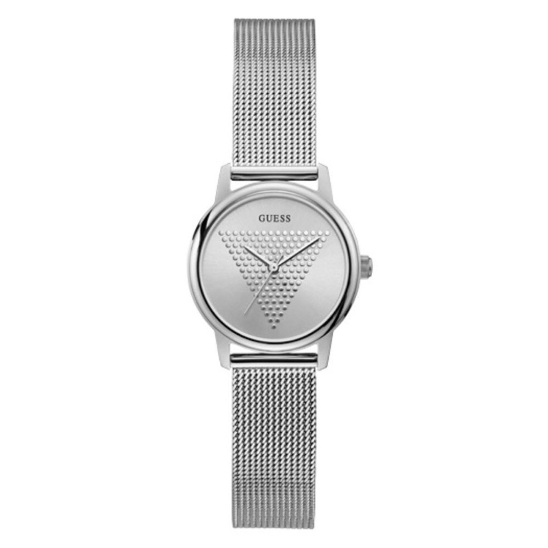 ของใหม่ ซื้อเก็บ GUESS นาฬิกาข้อมือผู้หญิง MICRO IMPRINT รุ่น GW0106L1 สีเงิน