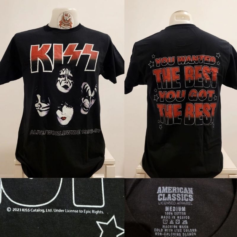 🔥KISS ROSE เสื้อวง คริส โรเซ่ เสื้อทัวร์ งานลิขสิทธิ์แท้ นำเข้า-USA  ของแท้🌍