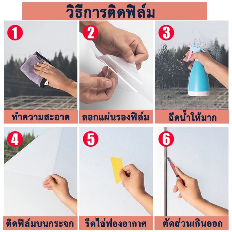 ฟิล์มติดกระจกกรองแสงรุ่นสุญญากาศ เพิ่มความเป็นส่วนตัวฟิล์มติดกระจกบ้าน กันความร้อน ชนิดสุญญากาศ ฟิล์มกรองแสงUV-Proof ราคา ถูกที่สุด ดีลบีเคเค แกลเลอรีภาพที่ 9