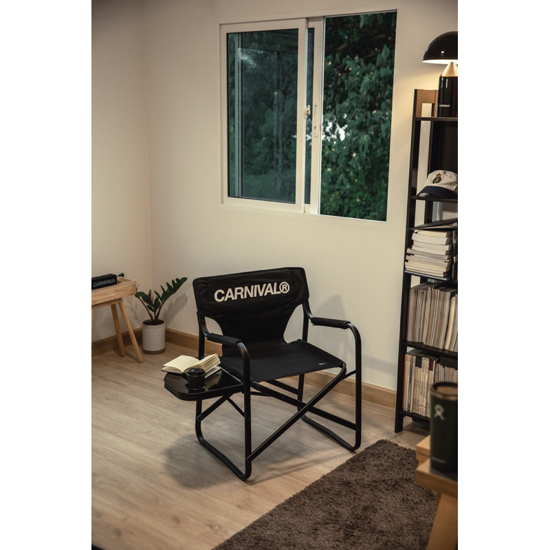 [ส่งด่วน กทม 🚗✨ใช้โค้ด30%ได้]  เก้าอี้ มือ2 ตัววางโชว์ CARNIVAL® Home & Away “FOLDING CHAIR SIDE TABLE“ มือ2 พร้อมส่ง
