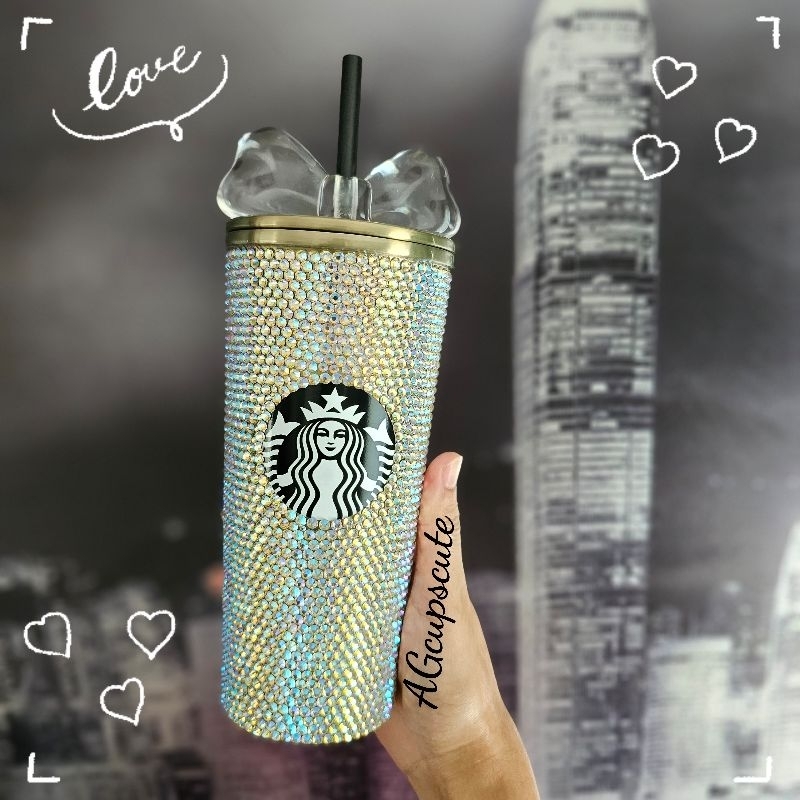 Starbucks Rare item✨️New Collection  แก้วของสะสม ✨️พร้อมส่ง✨️ (Code ลด1000) Bling  Cold cup แก้วสตาร์บัคส์ (แท้ 100%)