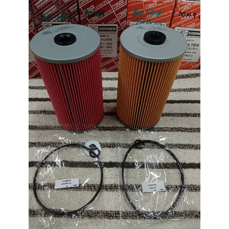 กรองเครื่อง Hino P11C EK 100,EF 550 #1560-1, EP-100, K13D, 13C , 2K GY2P Euro3