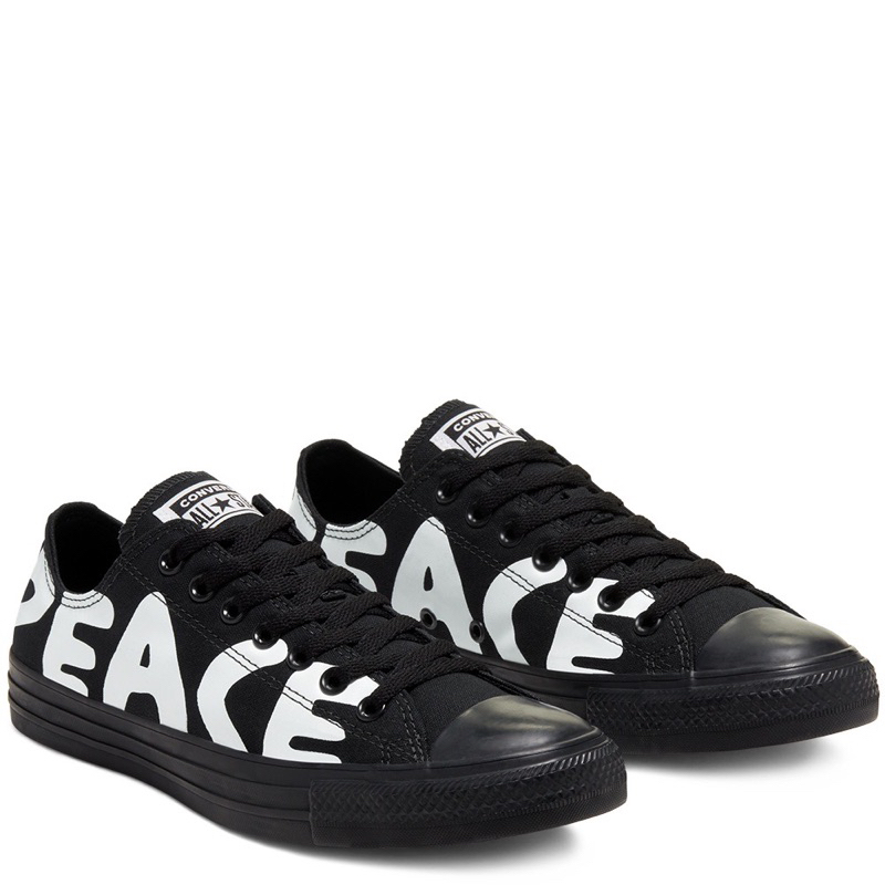 Converse- ALL STAR PEACE POWERED OX BLACK/WHITE