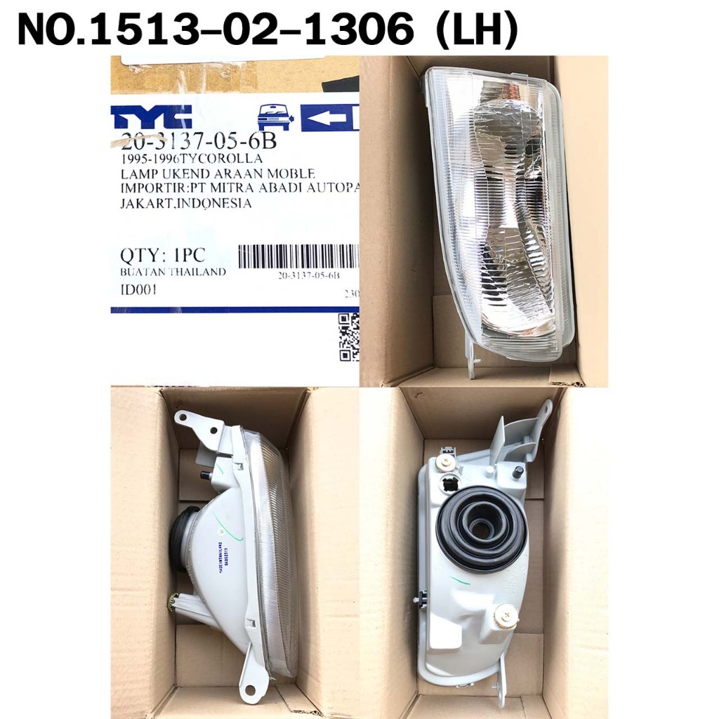 ไฟหน้ารถยนต์ TOYOTA AE110 (LH) TYC โตโยต้า เออี 1513-02-1306