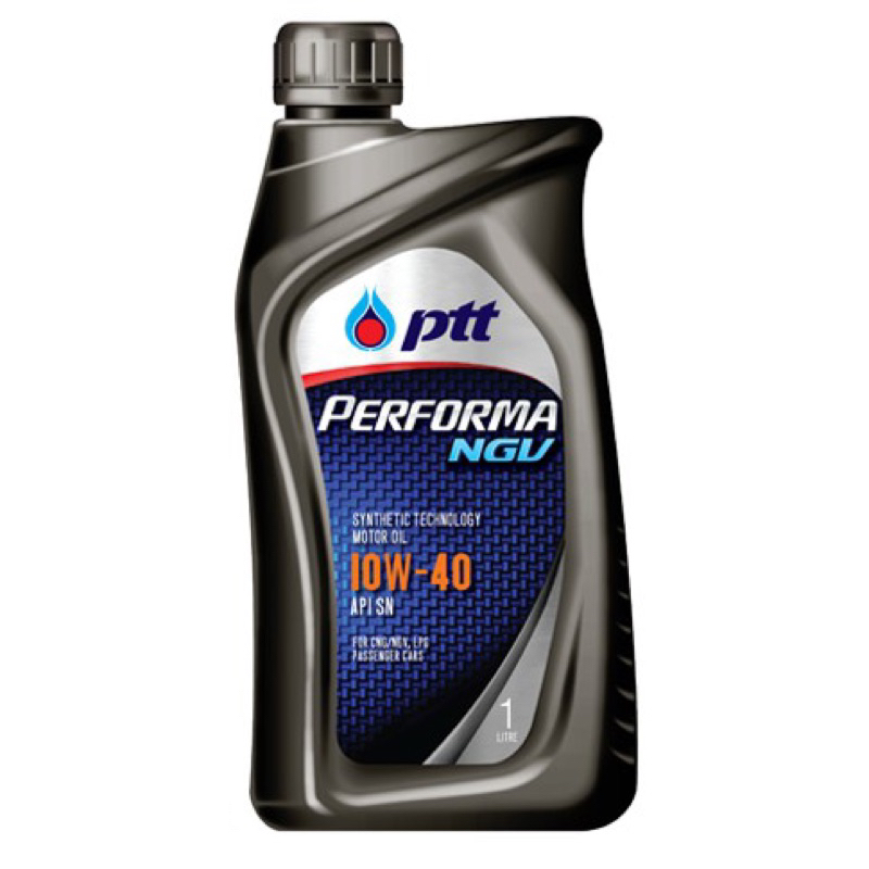 น้ำมันเครื่อง PTT 10w-40 PERFORMA NGV.(1L)