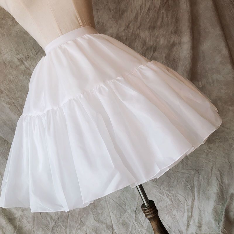 ล๊อตใหม่ กระโปรง ซุ่ม lolita tutu cosplay บัลเล่ สีขาว เนือผ้าดี เกรดพรีเมี่ยม พร้อมส่ง