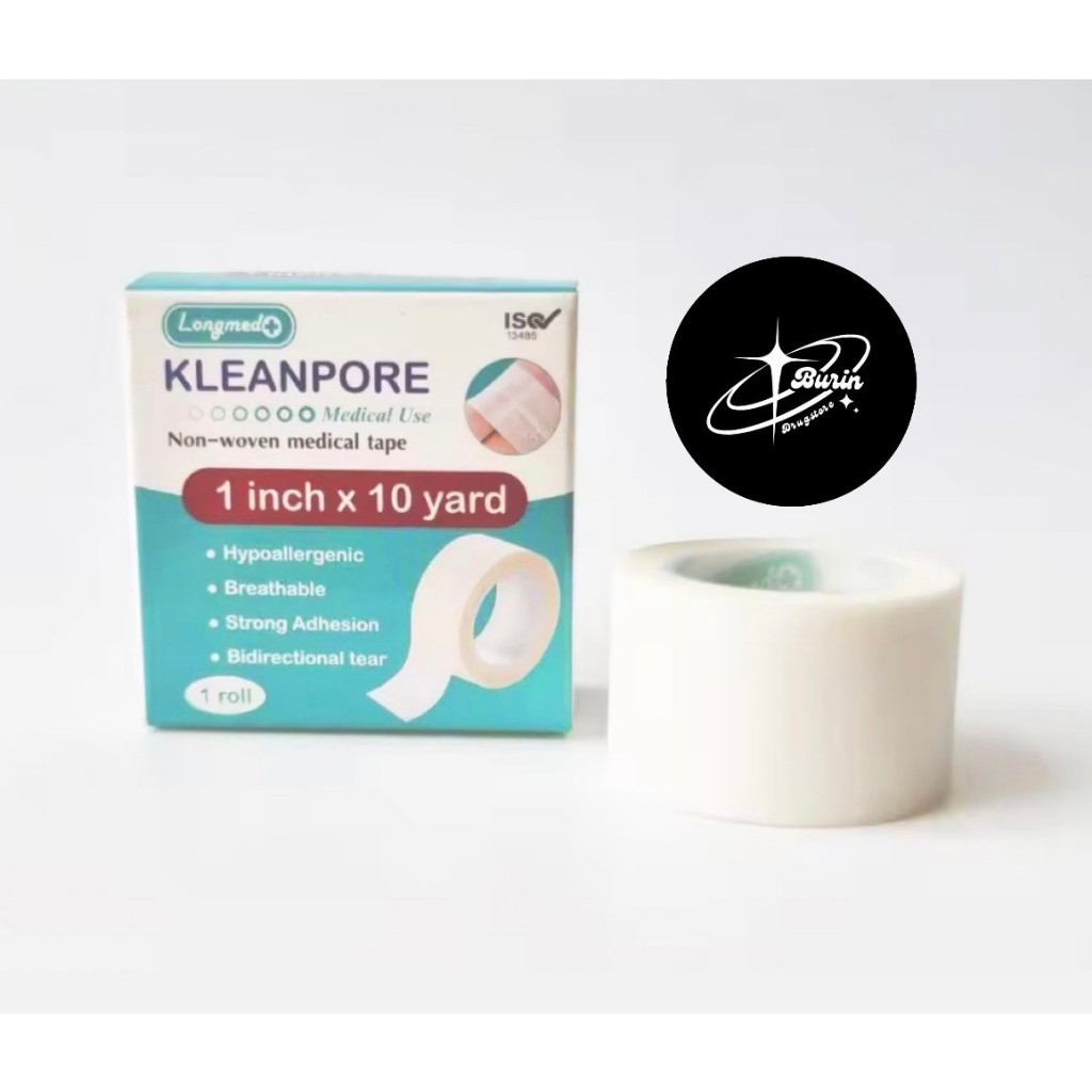 Longmed Kleantrans/ Longmed Kleanpore ลองเมด คลีนทรานซ ลองเมด คลีนพอร์ เทปแต่งแผลชนิดใสและชนิดเยื่อกระดาษ กล่องเล็ก