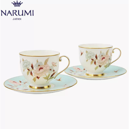 Japan NARUMI Narumi Mirei series coffee cup bone China exquisite high appearance level afternoon tea