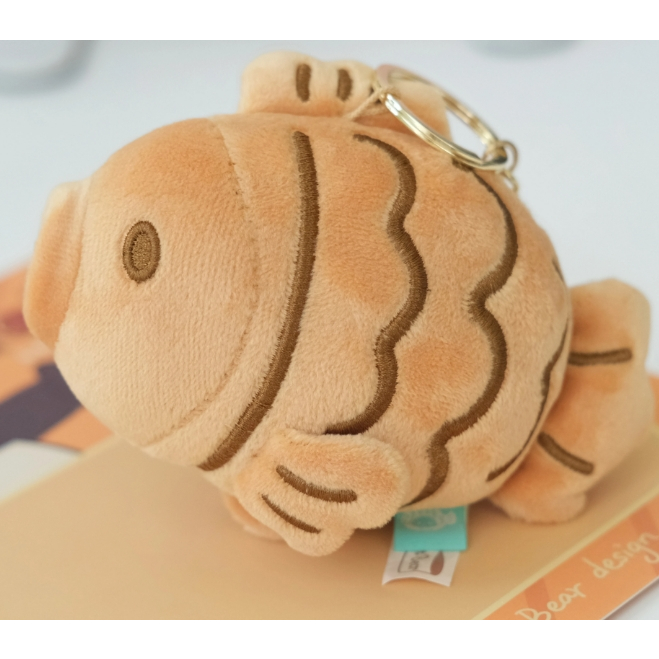 In stock, ready to ship，จี้ตุ๊กตาไทยากิ PlanetBear，ของเล่นตุ๊กตาสุดน่ารัก，13*10CM