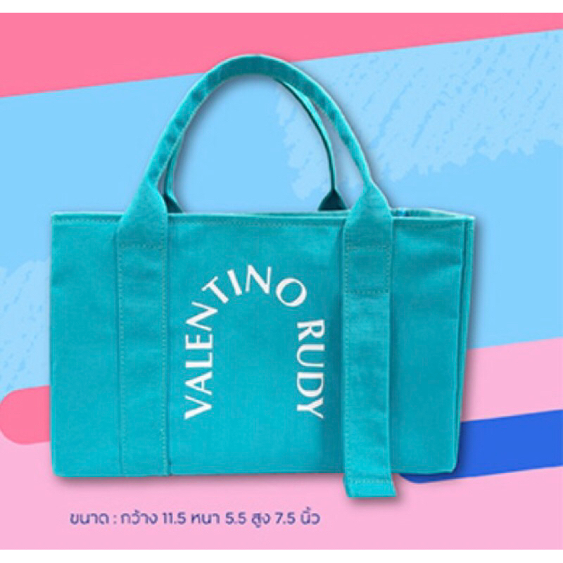 SALE 🔥กระเป๋า Valentino Rudy Aqua Tote Bag แท้ 💯%👍