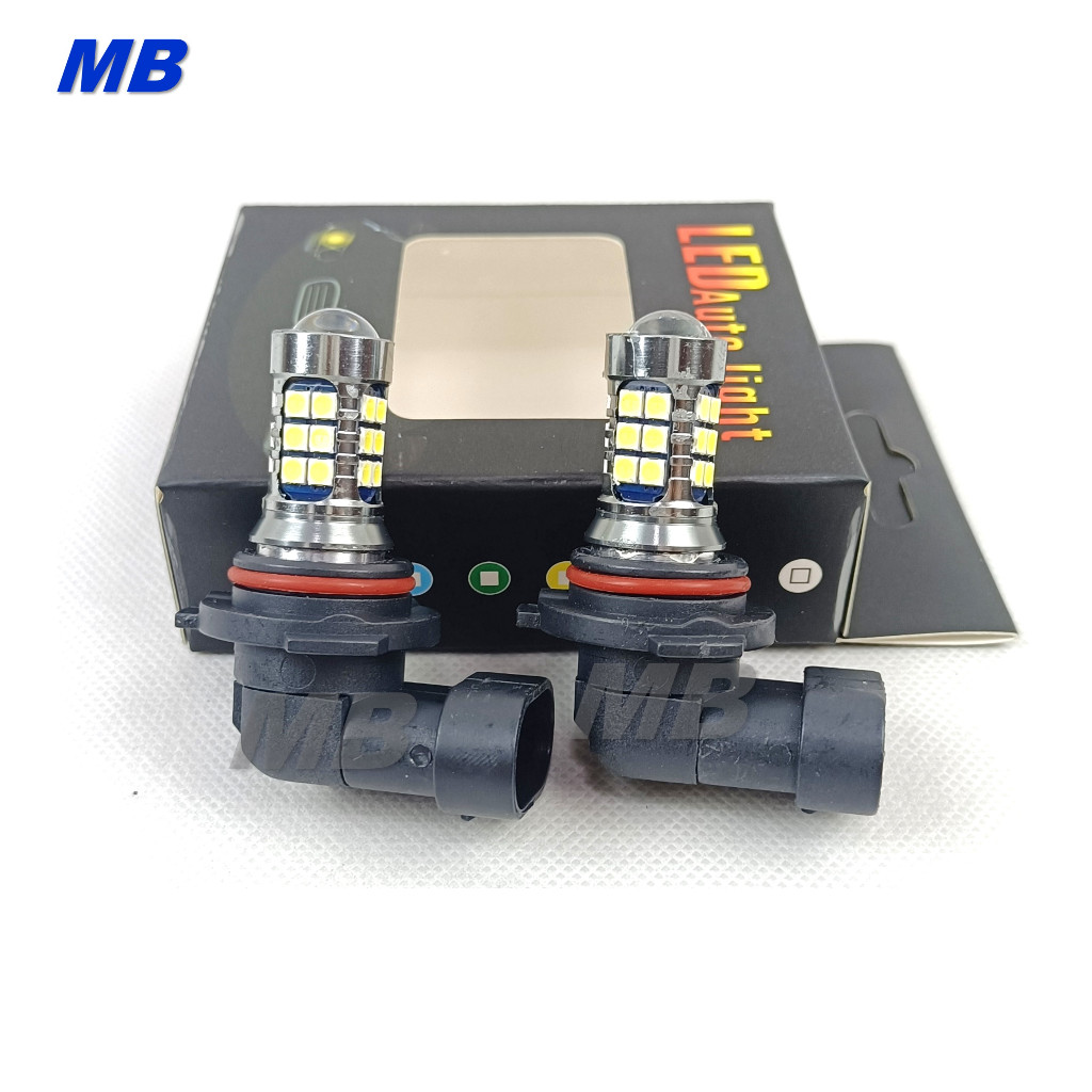 หลอดไฟตัดหมอก ไฟตัดหมอก H11 9006 HB4 LED 27smd 12v *  แพ็ค 2หลอด*