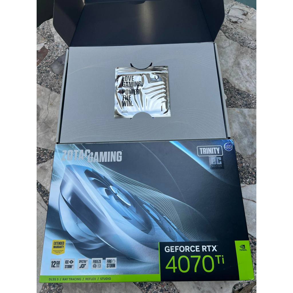 RTX 4070Ti Zotac Trinity 12GB ครบกล่องสภาพดี มือ2 ราคาสุดคุ้ม