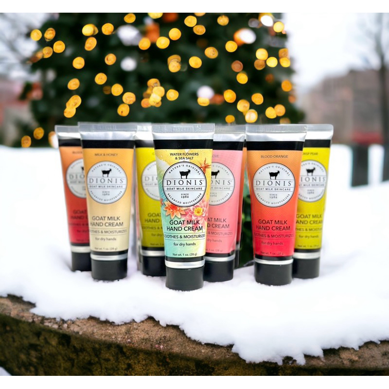 Dionis Goat Milk Hand Cream ครีมทามือจากนมแพะ มีวิตามิน A,D และ E (ขนาด 28g) มีแบบแพค และแยกขาย