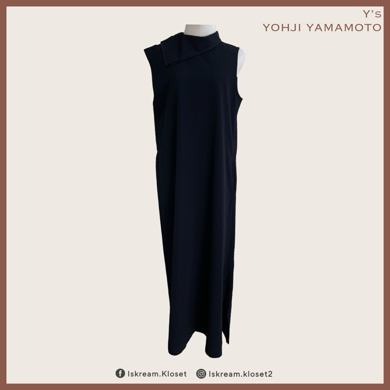 Y’s YOHJI YAMAMOTO Maxi Dress เดรสยาวแขนกุดมือสอง ✔️