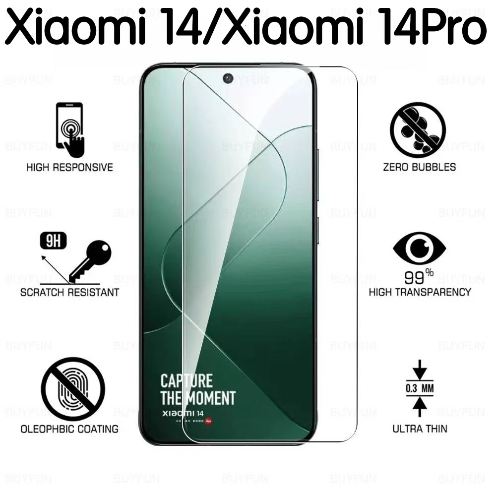Xiaomi 14/Xiaomi mi 14Ultra/Xiaomi 14Pro/Mi 14Proตรงรุ่น(พร้อมส่งในไทย)ฟิล์มกระจกเต็มจอXiaomi 14 Pro