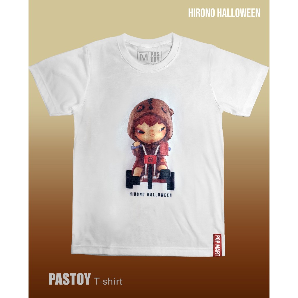 เสื้อยืด พิมพ์ลาย Hirono Halloween เสื้อยืด ผ้าบาง นุ่ม ใส่สบาย ไม่ร้อน ใส่เป็นคู่ หรือเป็นทีม สีขาว