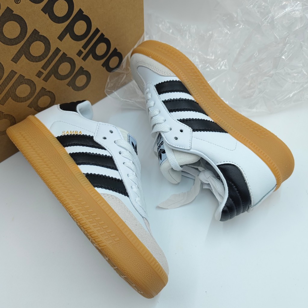 (ของแท้ 100%) adidas originals Samba XLG รองเท้าผ้าใบลำลองและสบายสำหรับผู้ชายและผู้หญิง