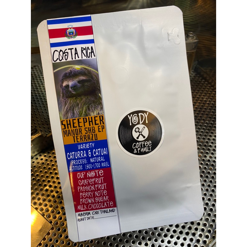 🇨🇷Costa Rica Sheeper Manor SHB EP Tarazzu natural Process Yody Coffee กาแฟโยดี้ กาแฟคอสตาริก้า เนเชอ