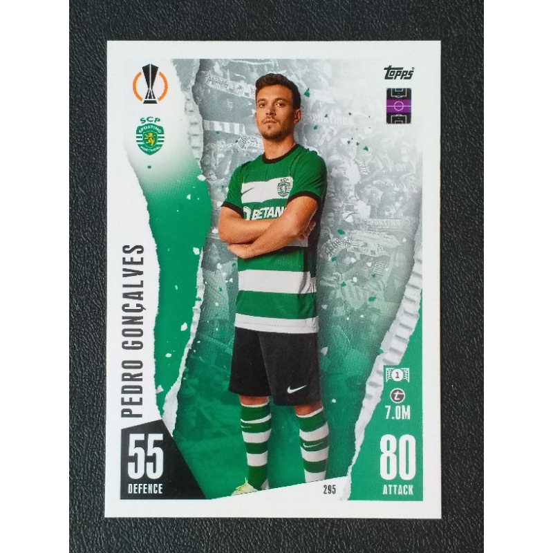 การ์ดฟุตบอล ทีมสปอร์ตติ้ง ลิสบอน SPORTING CLUBE DE PORTUGAL (SCP LISBON) MATCH ATTAX 2023/24 UEFA SO