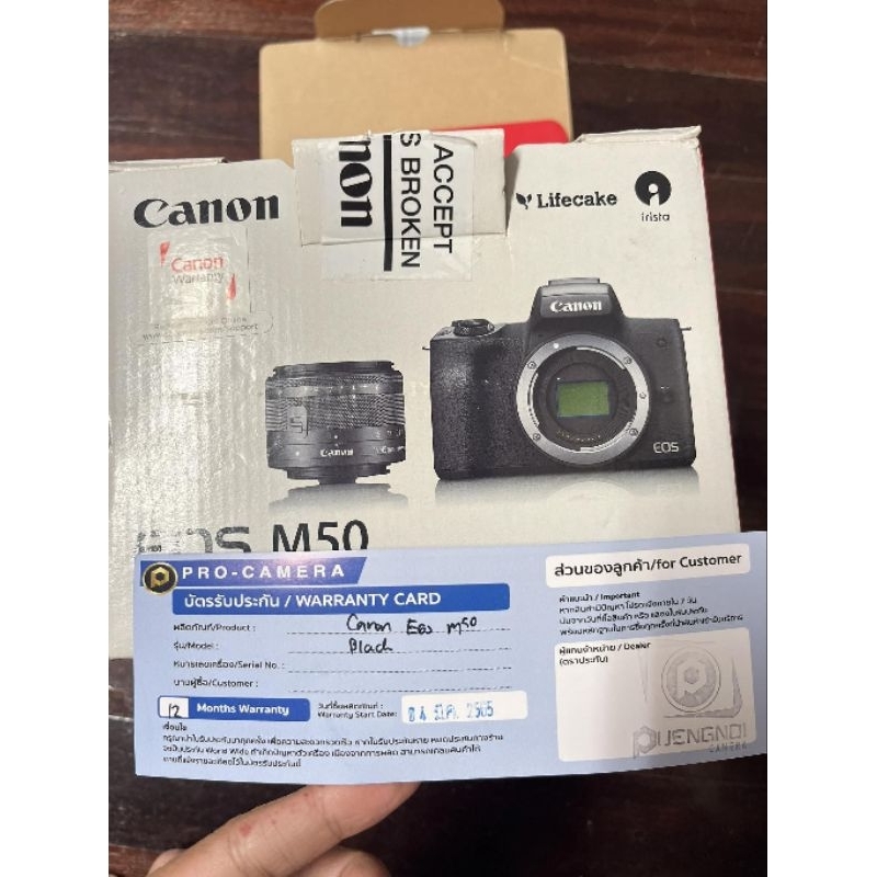 กล้อง Canon M50 #มือสอง #สภาพ 99% #โปรดอ่านรายละเอียดก่อนสั่งซื้อ