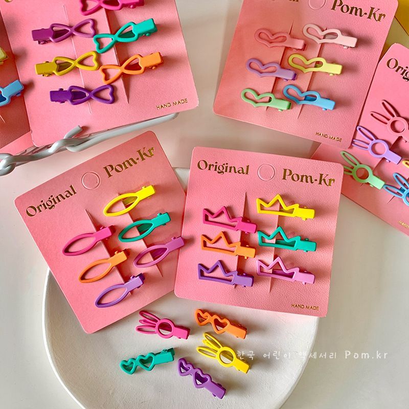 1 บาท พร้อมส่ง🎀กิ๊บติดผมหน้าม้า หวาน สไตล์เกาหลี เลือกลายได้ที่มีสีสัน มินิน่ารัก นักเรียนเด็ก-Tende