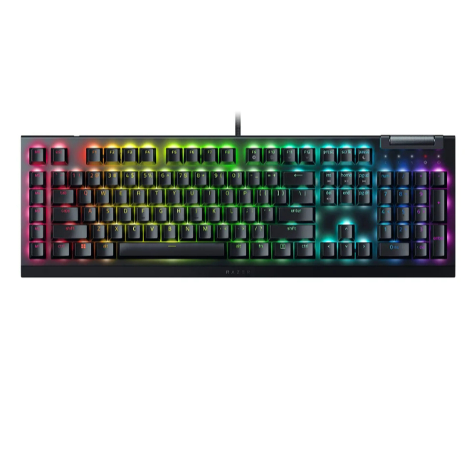 KEYBOARD RAZER (คีย์บอร์ด) RAZER BLACKWIDOW V4 X (BLACK) (RAZER GREEN SWITCH - RAZER CHROMA RGB - EN