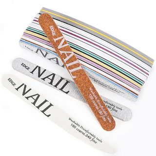 [กล่อง 6 ชิ้น/12ชิ้น] ตะไบเล็บ ตะไบแต่งเล็บ เตรียมหน้าเล็บ Professional Nail File Files Buffer
