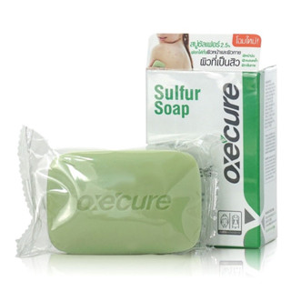 🔥 สบู่ซัลเฟอร์ Oxe Cure Sulfur Soap สบู่ซัลเฟอร์ สำหรับผิวที…