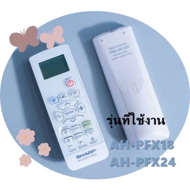 อะไหล่ของแท้/รีโมทแอร์ชาร์ป//SHARP/CRMC-A997JBEZ/ใช้แทน/CRMC-A998JBEZ/รุ่น AH-PFX18, AH-PFX24