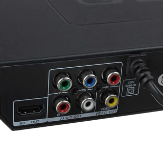 เครื่องเล่นแผ่น DVD/VCD/CD/USB VCR Player พร้อมสาย HDMI สาย AV 1080P