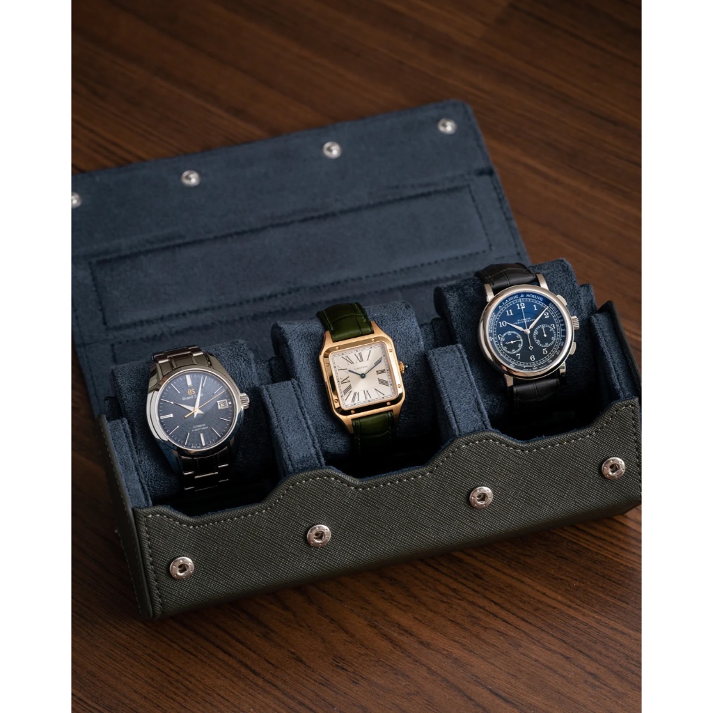 กล่องเก็บนาฬิกา Delugs Prism 3 Slot Travel Case Watch Storage