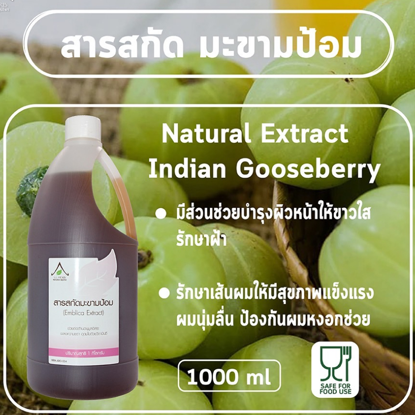 สารสกัด มะขามป้อม ขนาด 1 ลิตร (Indian Gooseberry Extract Size 1L.)